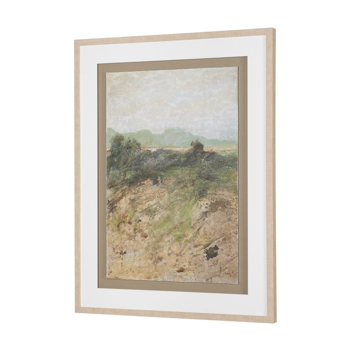 Amber Horizon IV by Mercana Studio Textured Framed Artwork Matted Under Glass by Mercana at Eve Furniture