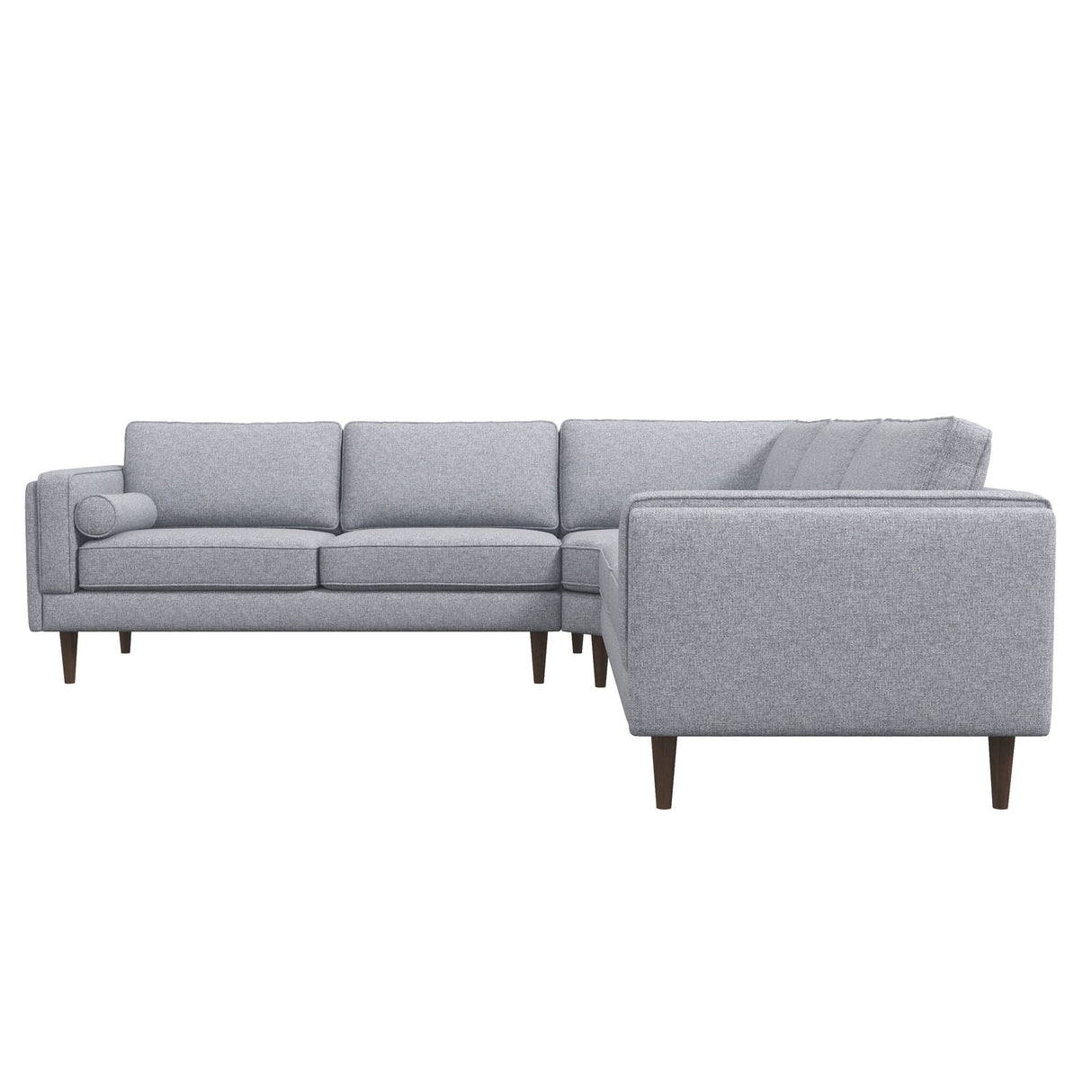 Amber Light Grey Fabric Corner Sectional Sofa by Ashcroft Furniture at Eve Furniture