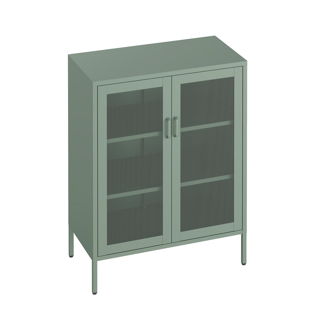Amelia 31.5" Accent Cabinet in Green by Manhattan Comfort at Eve Furniture