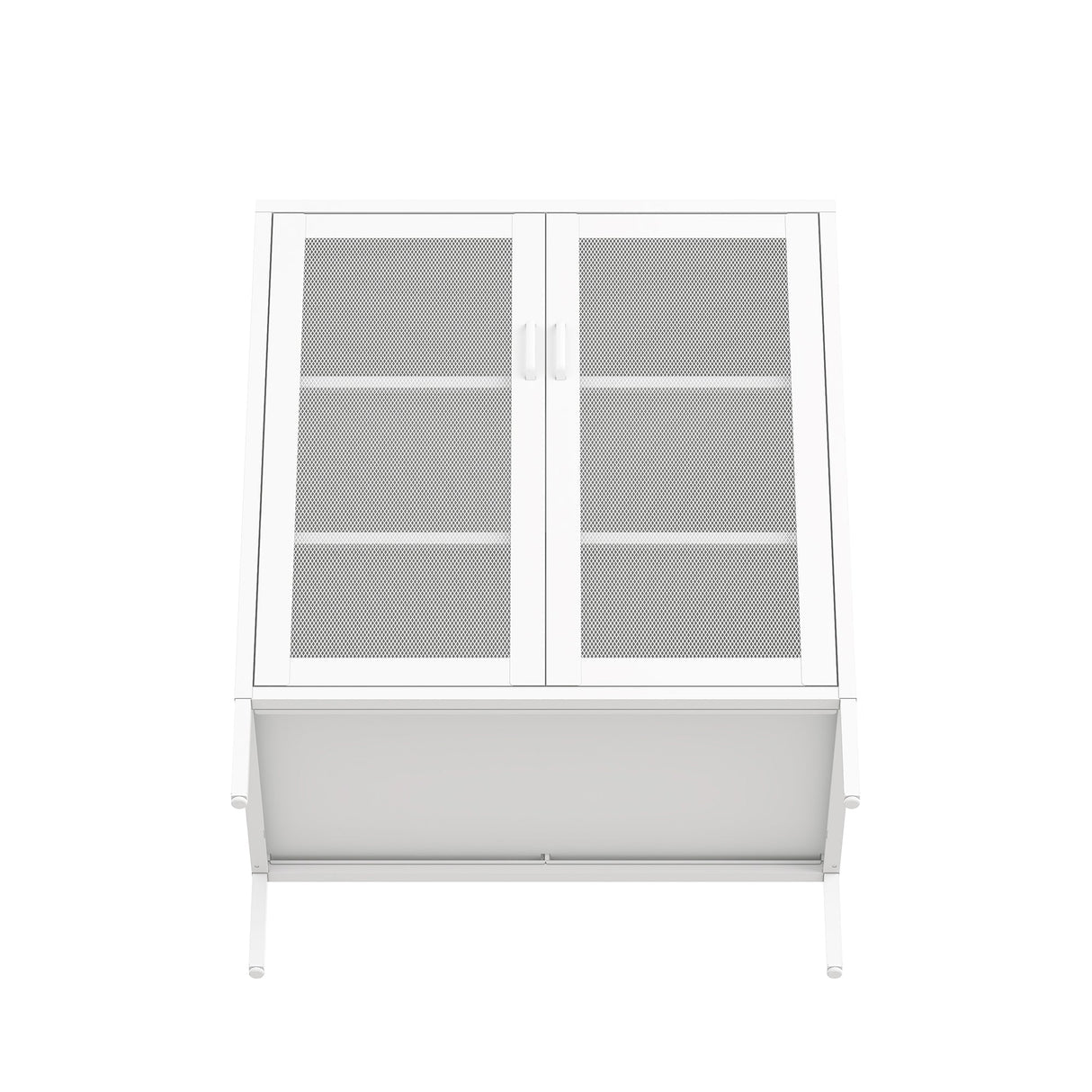 Amelia 31.5" Accent Cabinet in White by Manhattan Comfort at Eve Furniture