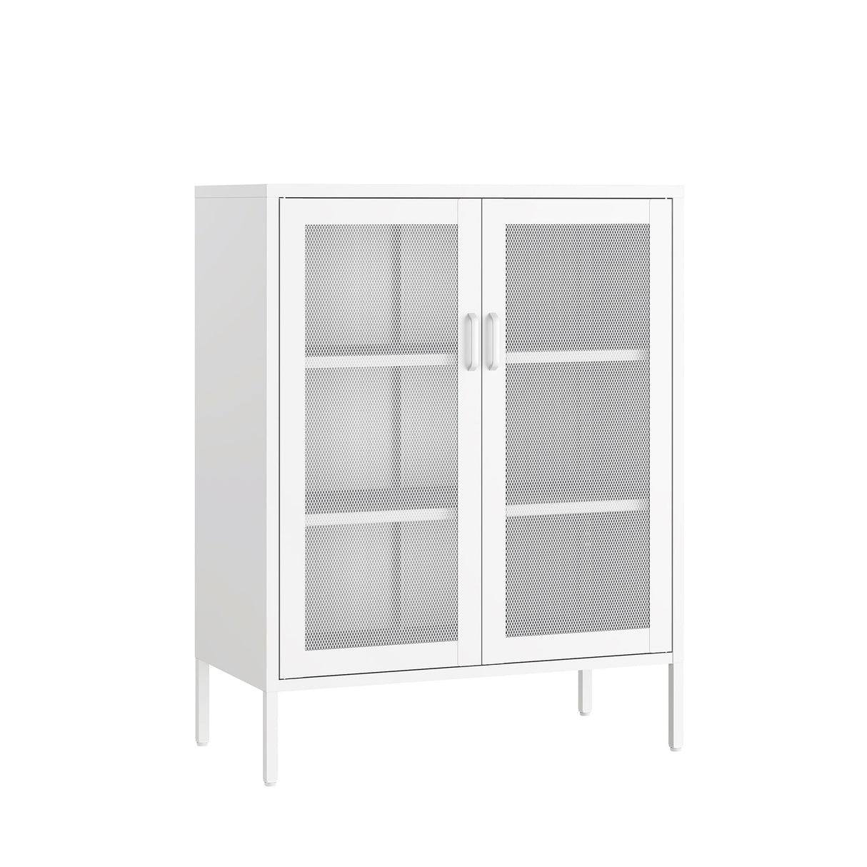 Amelia 31.5" Accent Cabinet in White by Manhattan Comfort at Eve Furniture