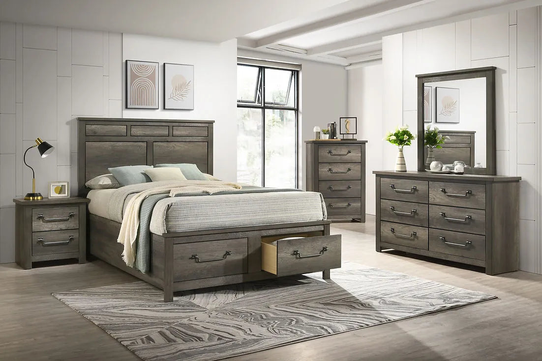 Amelia Brown Platform Bedroom Set by New Era Innovations at Eve Furniture