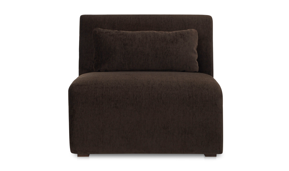 Amelia Slipper Chair - Espresso by Moe's Home at Eve Furniture