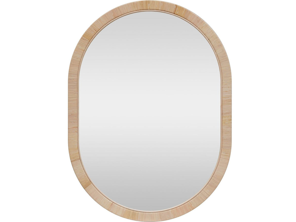 Ames Tan Wall Mirror by Crestview at Eve Furniture