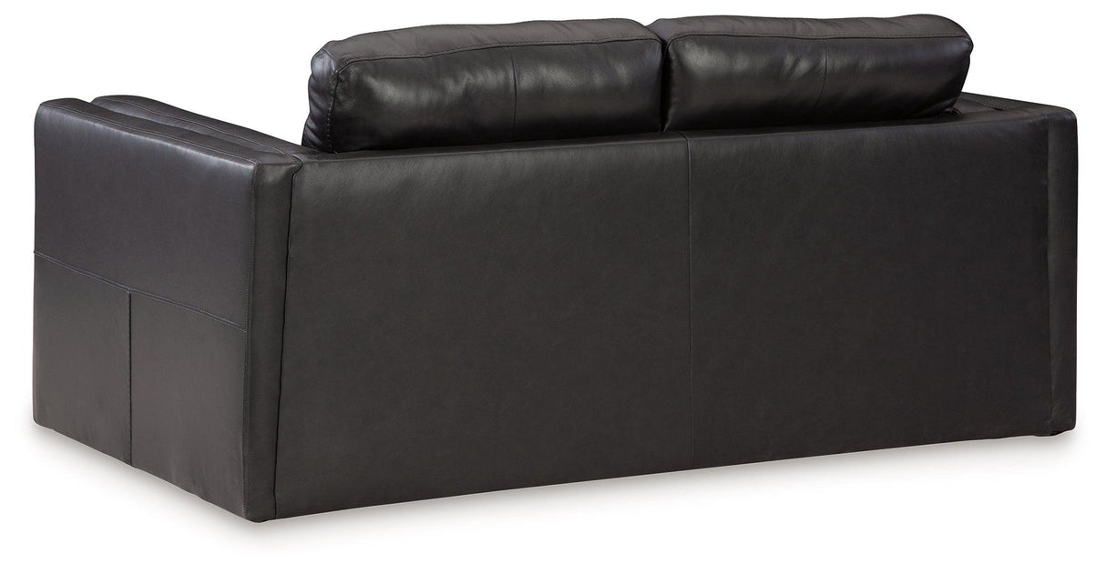 Amiata Onyx Loveseat by Ashley at Eve Furniture