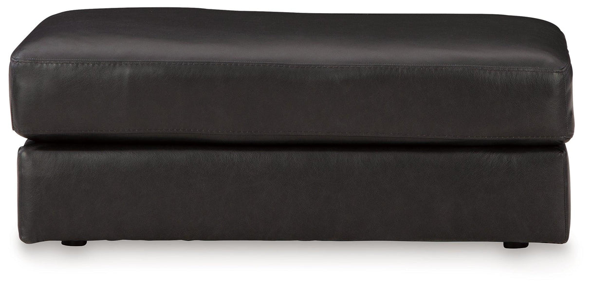 Amiata Onyx Ottoman by Ashley at Eve Furniture