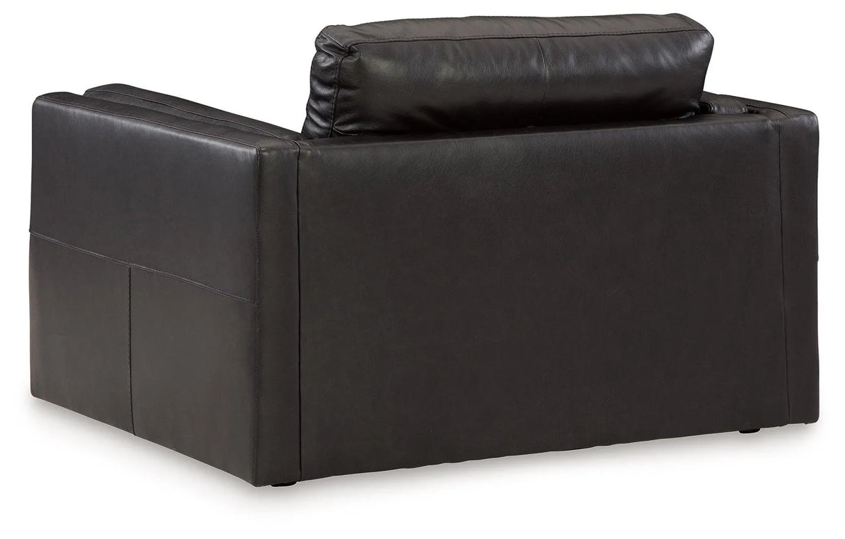 Amiata Onyx Oversized Chair by Ashley at Eve Furniture