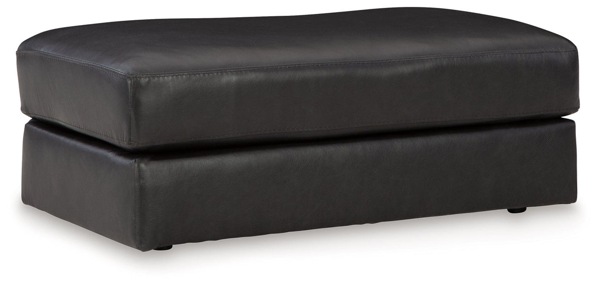 Amiata Onyx Ottoman by Ashley at Eve Furniture