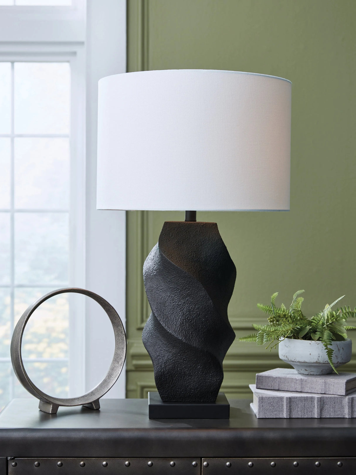 Amillion Black Table Lamp by Ashley at Eve Furniture