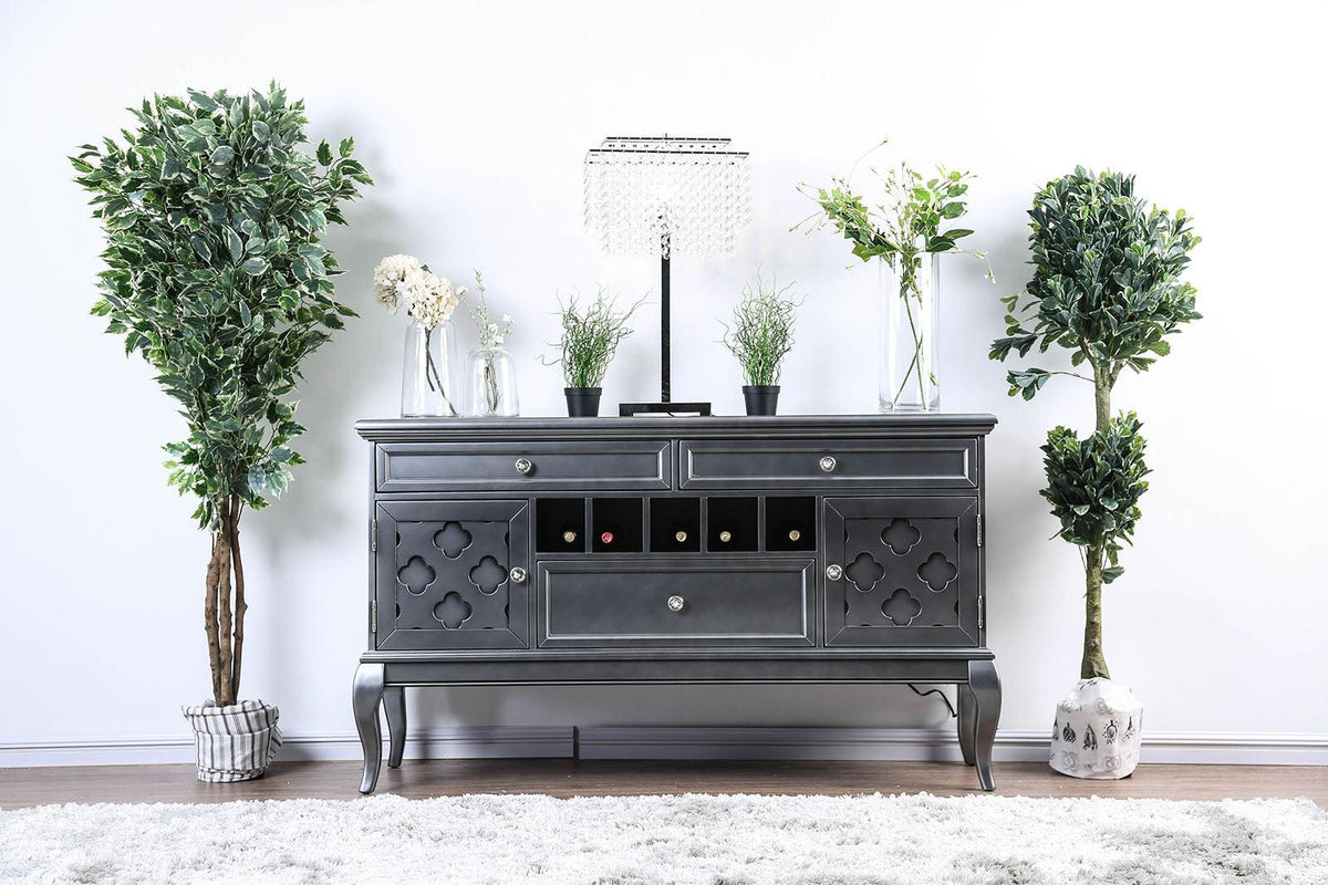 Amina Gray Server by Furniture of America at Eve Furniture