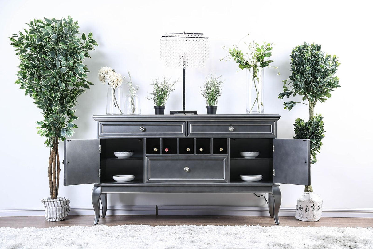 Amina Gray Server by Furniture of America at Eve Furniture