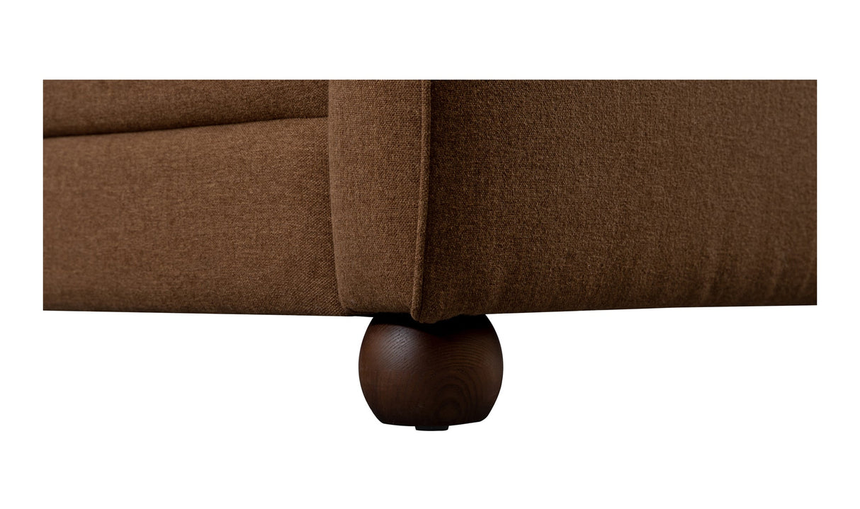 Amira Accent Chair Rust by Moe's Home at Eve Furniture