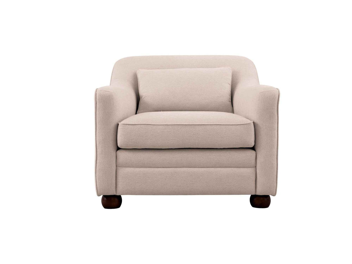 Amira Oat Accent Chair by Moe's Home at Eve Furniture