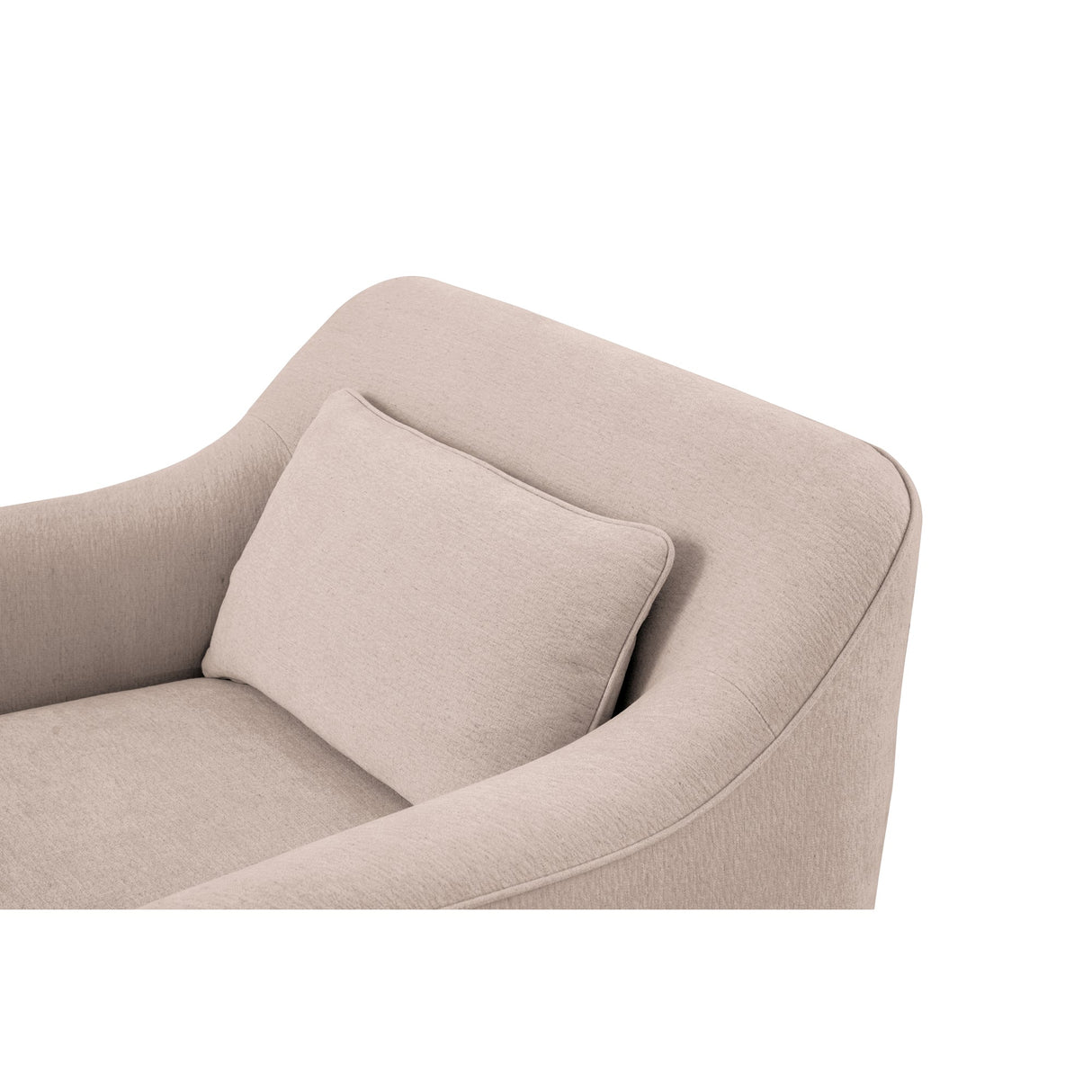 Amira Oat Accent Chair by Moe's Home at Eve Furniture