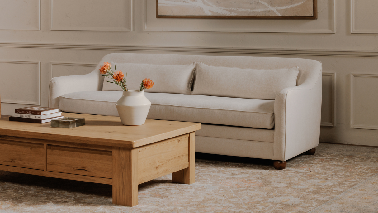 Amira Sofa Oat by Moe's Home at Eve Furniture