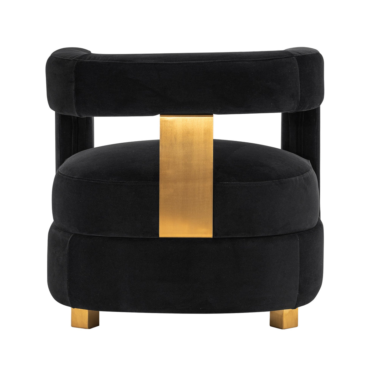 Amirah Accent Chair in Black by Manhattan Comfort at Eve Furniture