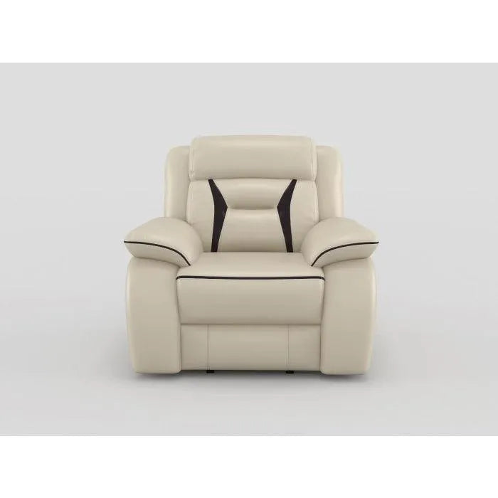 Amite Dark Gray Glider Reclining Chair by Homelegance at Eve Furniture