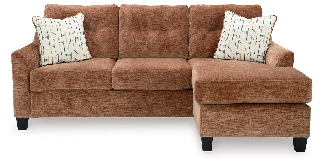 Amity Bay Clay Sofa Chaise by Ashley at Eve Furniture