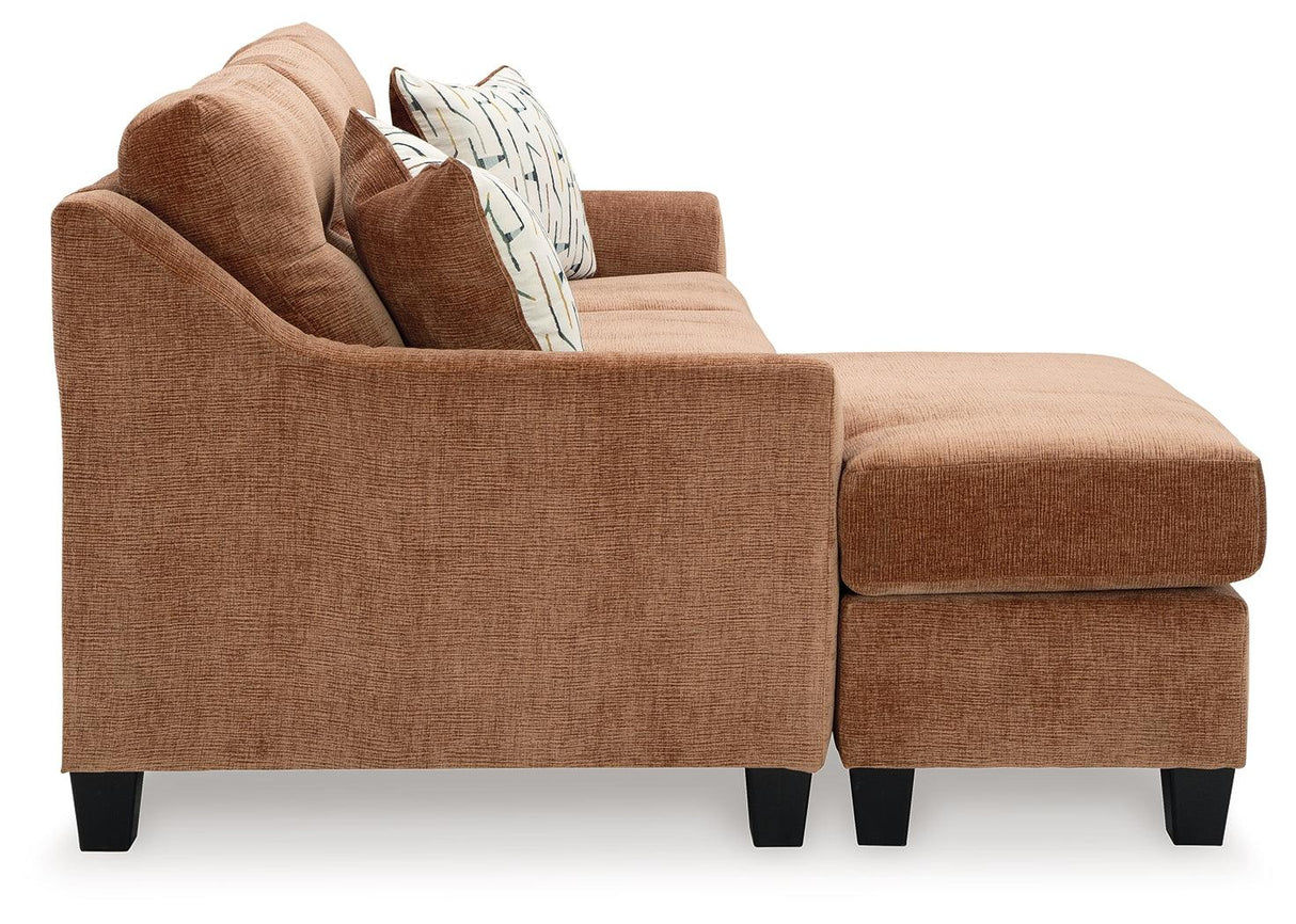 Amity Bay Clay Sofa Chaise by Ashley at Eve Furniture