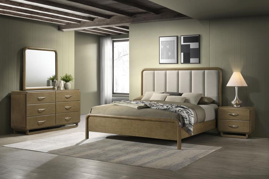 Amsbury Nutmeg 4-piece Queen Bedroom Set by Coaster at Eve Furniture