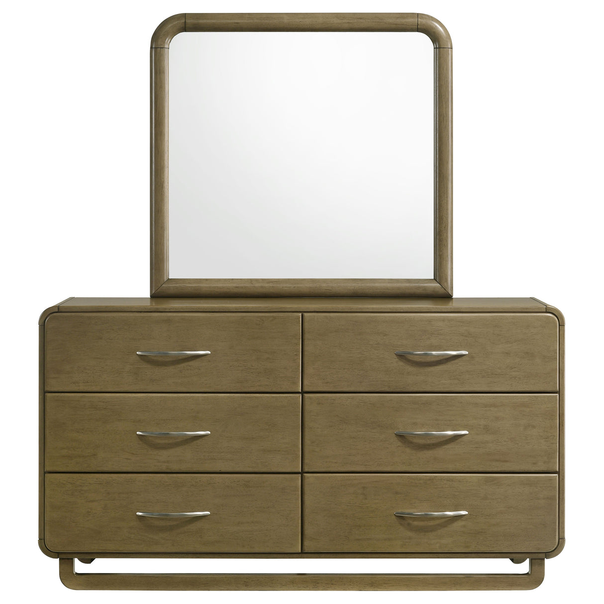 Amsbury Nutmeg 6-drawer Dresser and Mirror by Coaster at Eve Furniture