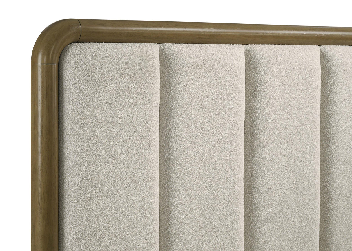 Amsbury Nutmeg Upholstered Queen Bed by Coaster at Eve Furniture