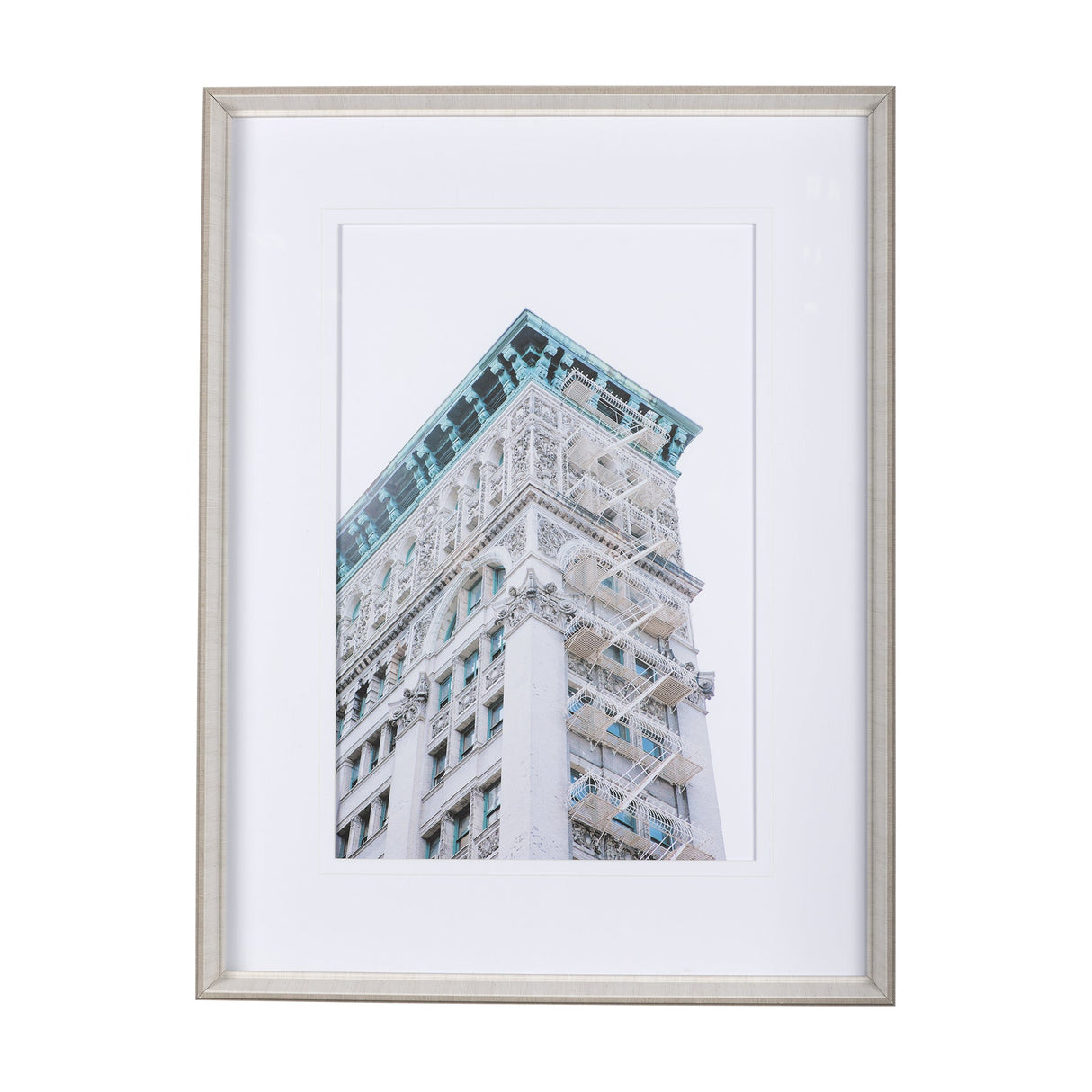 An Ornate Touch by Mercana Studio a Hand Embellished Textured Framed Art Photo Matted under Glass by Mercana at Eve Furniture