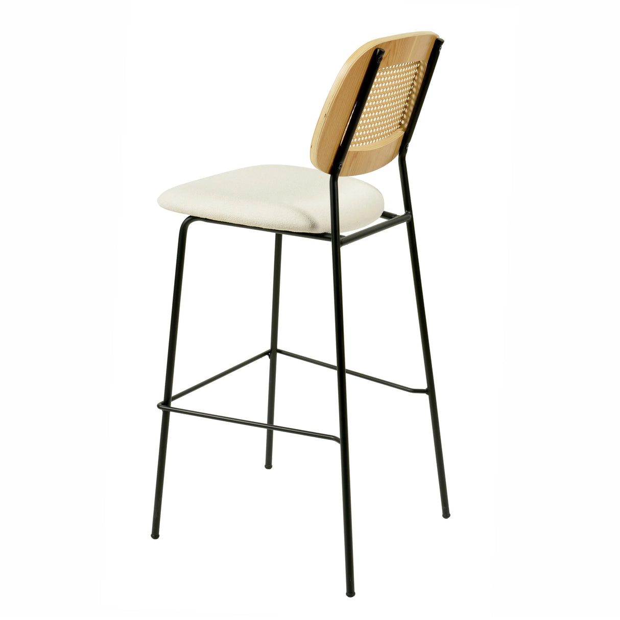 Anais Natural Rattan Counter Stool - Set of 2 by TOV Furniture at Eve Furniture