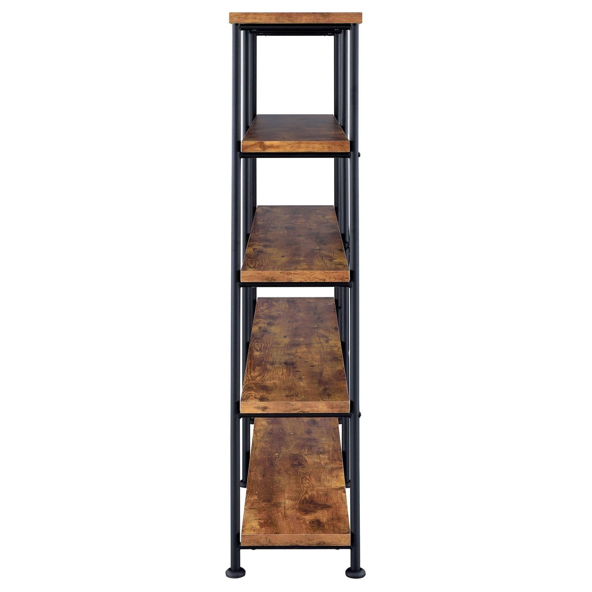 Analiese Antique Nutmeg 4-Shelf Open Bookcase by Coaster at Eve Furniture