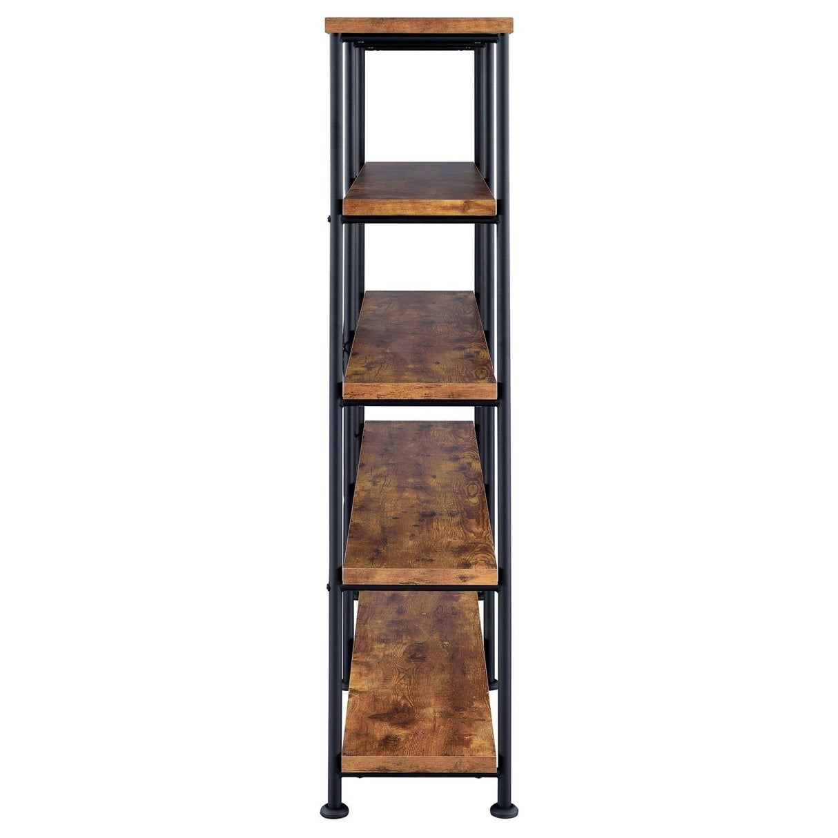 Analiese Antique Nutmeg 4-Shelf Open Bookcase by Coaster at Eve Furniture