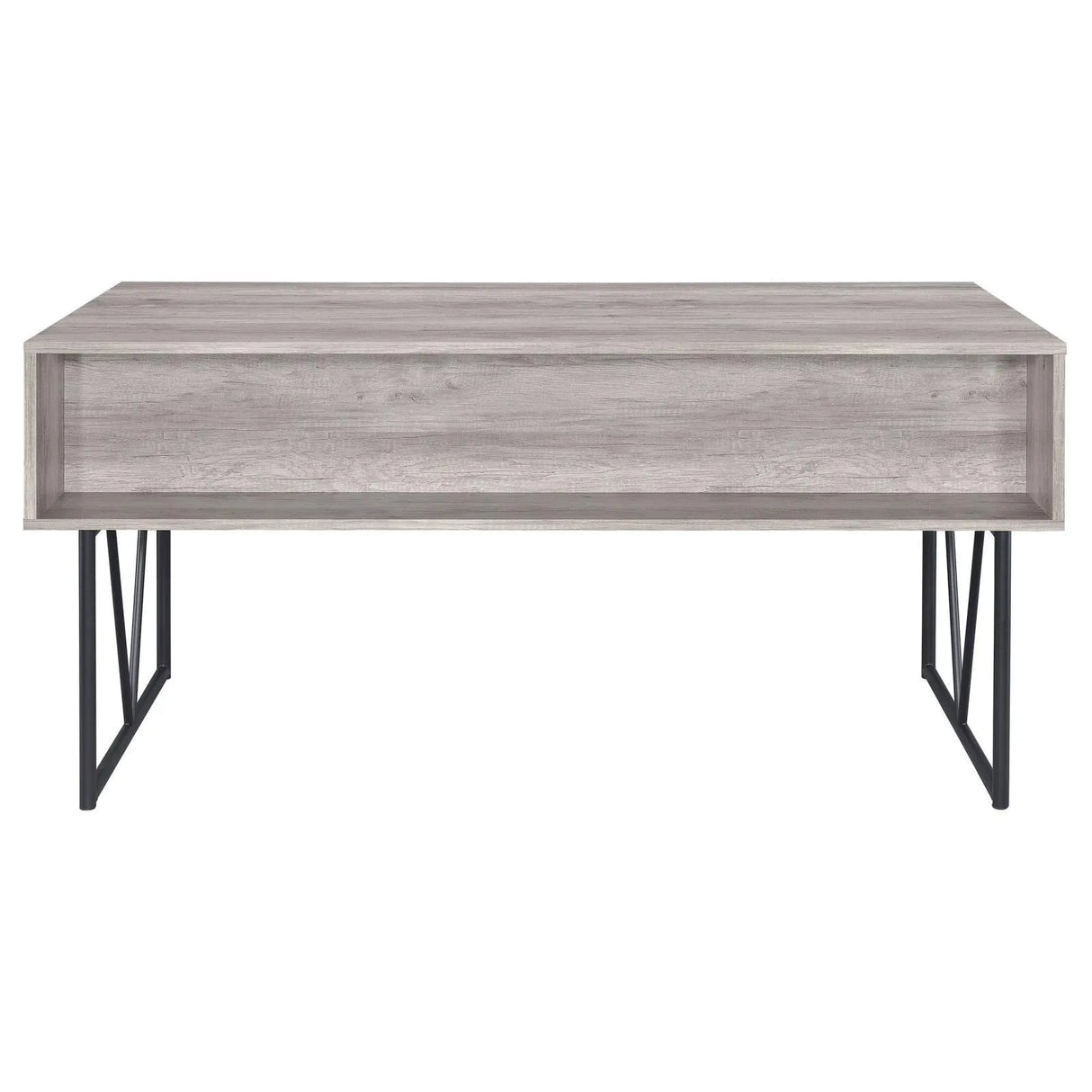 Analiese Gray Driftwood 4-Drawer Writing Desk by Coaster at Eve Furniture