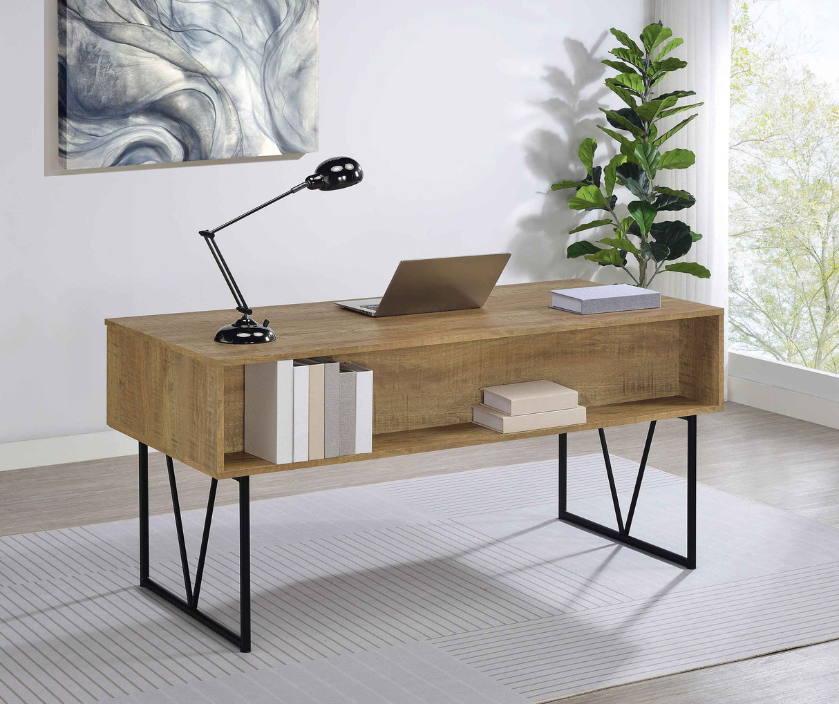 Analiese Mango 63-inch 4-drawer Writing Desk by Coaster at Eve Furniture