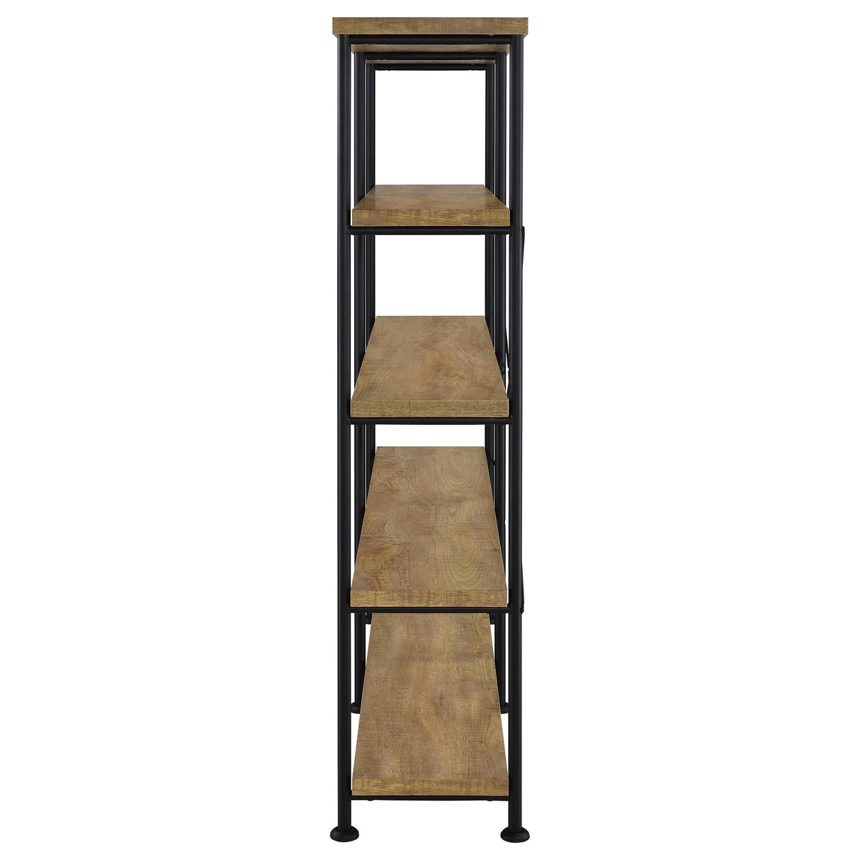 Analiese Mango 63-inch 4-shelf Double Bookshelf by Coaster at Eve Furniture