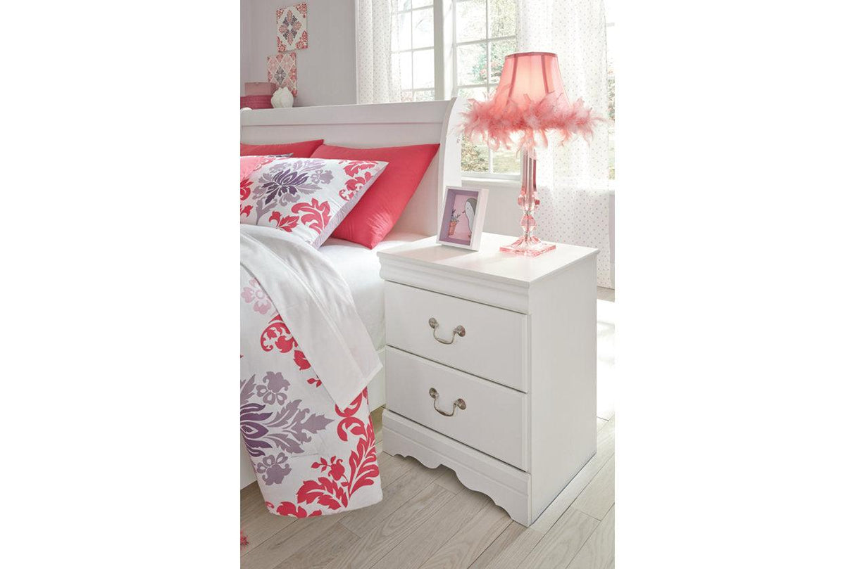 Anarasia White Nightstand by Ashley at Eve Furniture