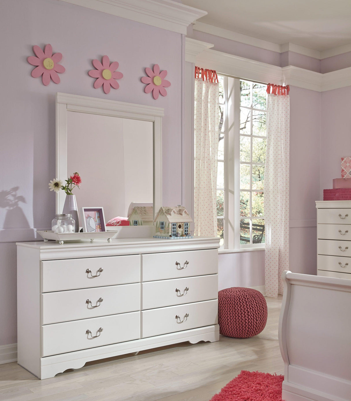 Anarasia White Sleigh Youth Bedroom Set by Ashley at Eve Furniture