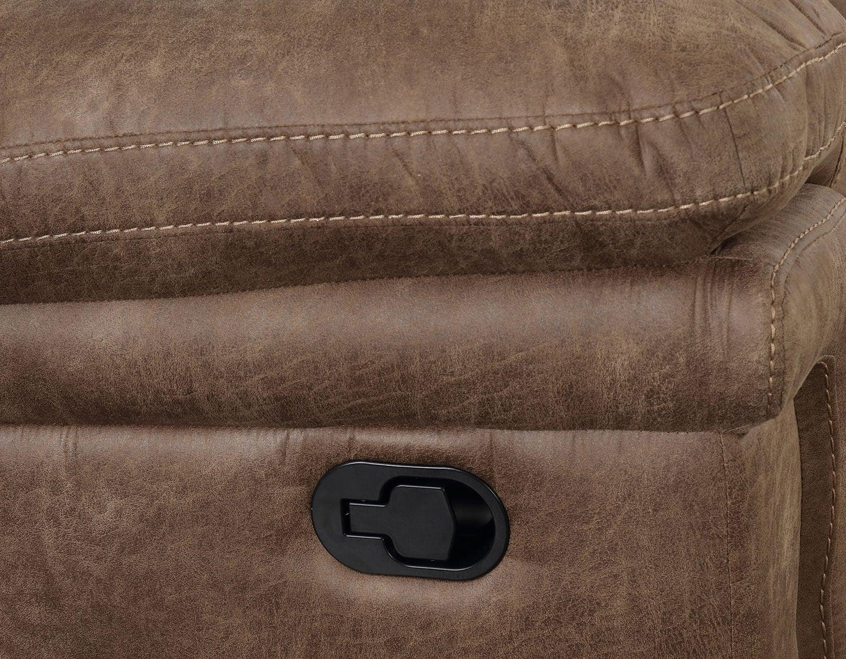 Anastasia Cocoa 3-Piece Reclining Sectional by Steve Silver at Eve Furniture