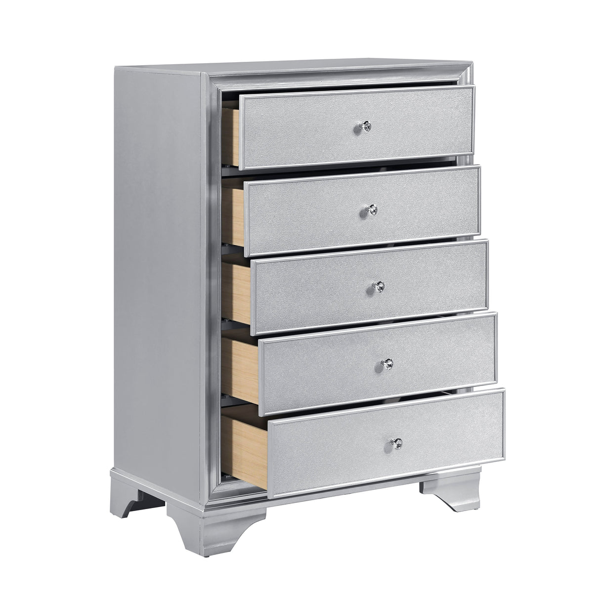 Anatole Metallic Silver Chest by Homelegance at Eve Furniture