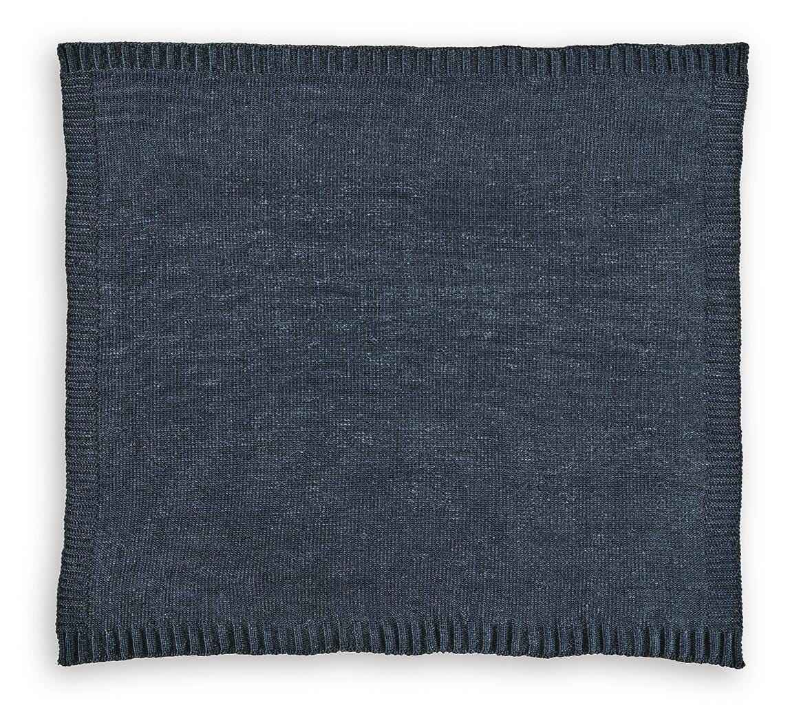 Anawood Blue Throw, Set of 3 by Ashley at Eve Furniture