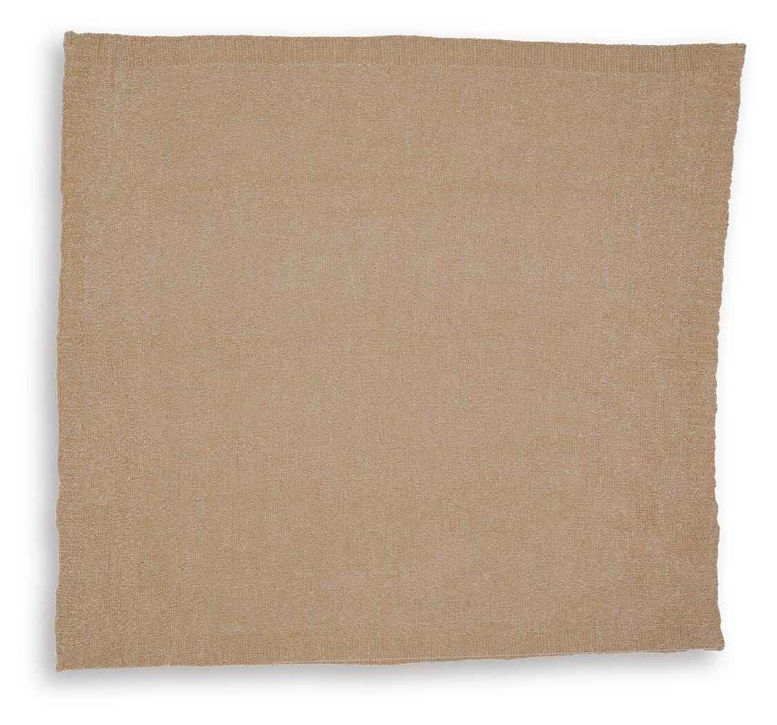 Anawood Gold Throw by Ashley at Eve Furniture