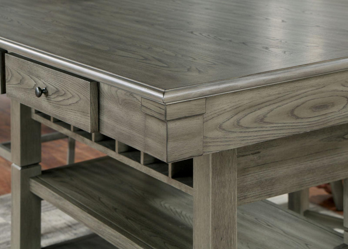 Anaya Gray Counter Ht. Table by Furniture of America at Eve Furniture