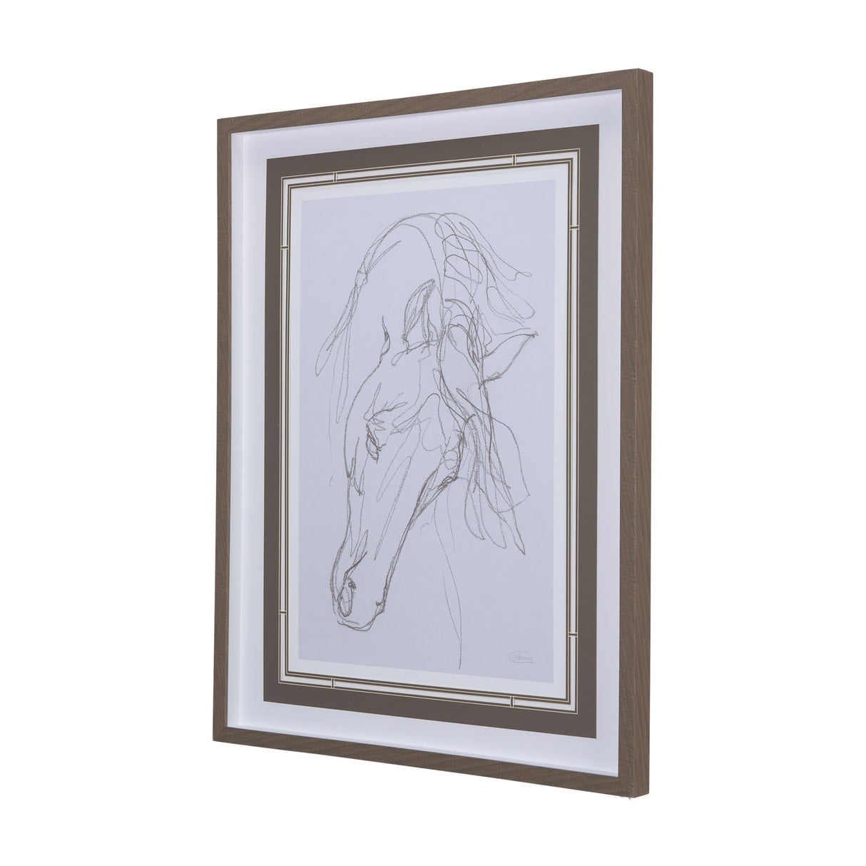 Andalusian I by Mercana Studio a Hand Embellished Textured Framed Art Print Matted under Glass by Mercana at Eve Furniture