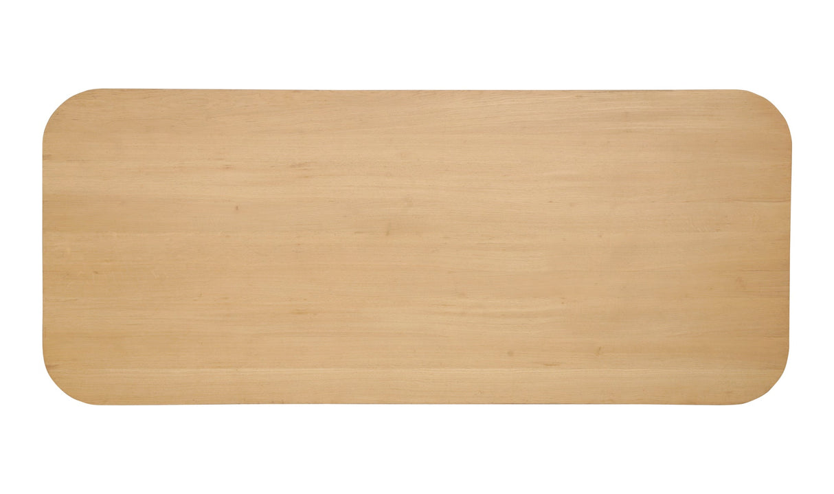 Anders Dining Table Large Natural by Moe's Home at Eve Furniture