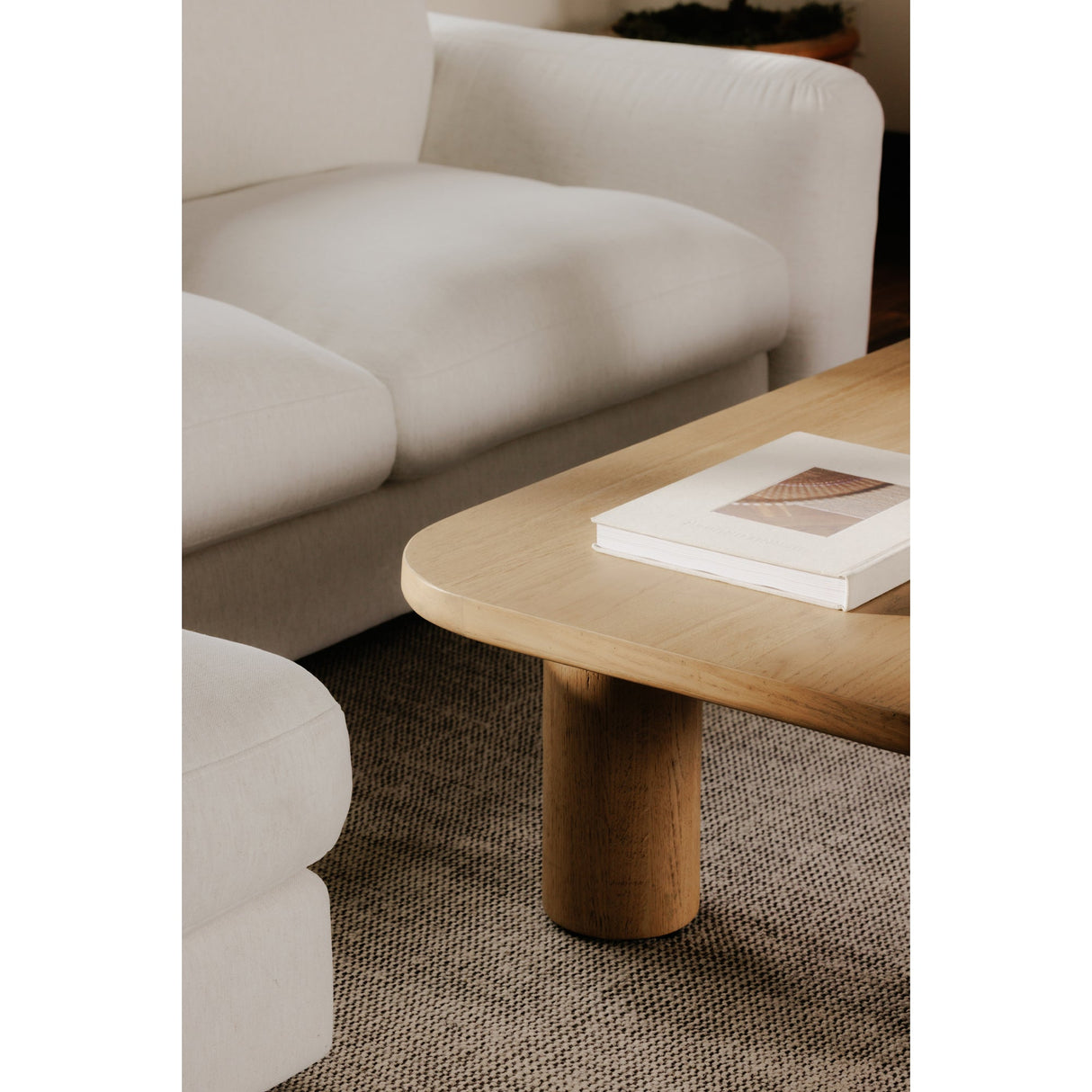 Anders Natural Coffee Table by Moe's Home at Eve Furniture
