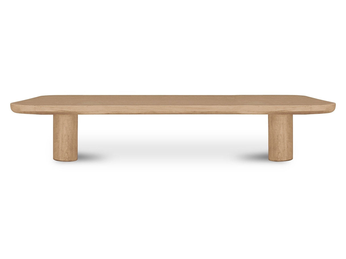 Anders Natural Large Dining Bench by Moe's Home at Eve Furniture