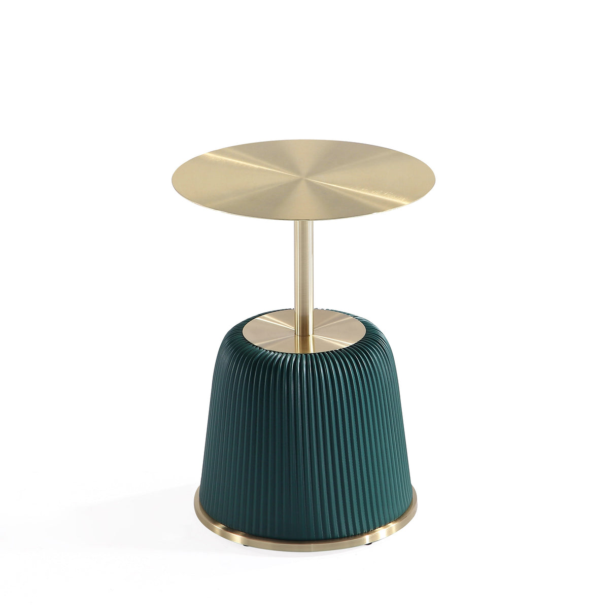 Anderson Coffee Table and End Table 1.0 in Green (set of 2) by Manhattan Comfort at Eve Furniture