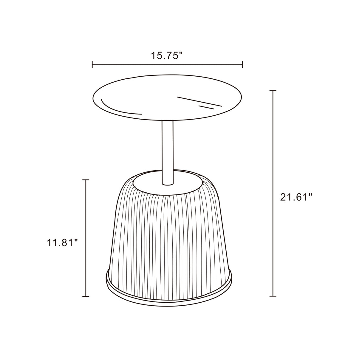 Anderson End Table 1.0 and End Table 2.0 in Cream and Grey (set of 2) by Manhattan Comfort at Eve Furniture