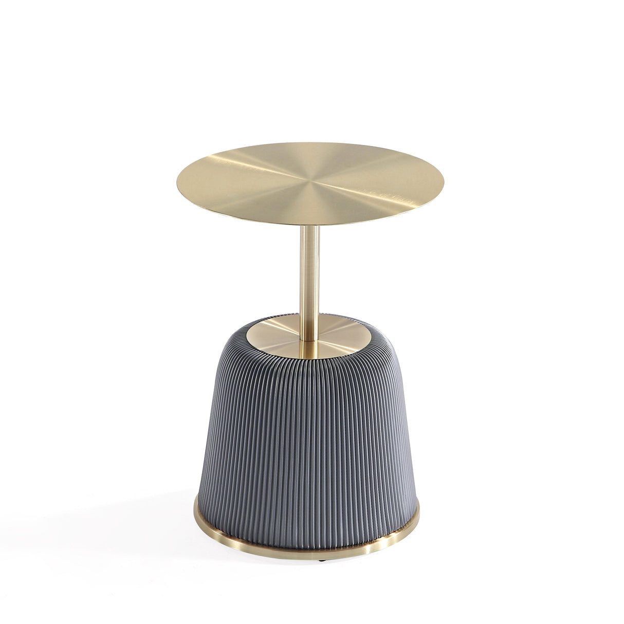 Anderson End Table 1.0 in Grey by Manhattan Comfort at Eve Furniture