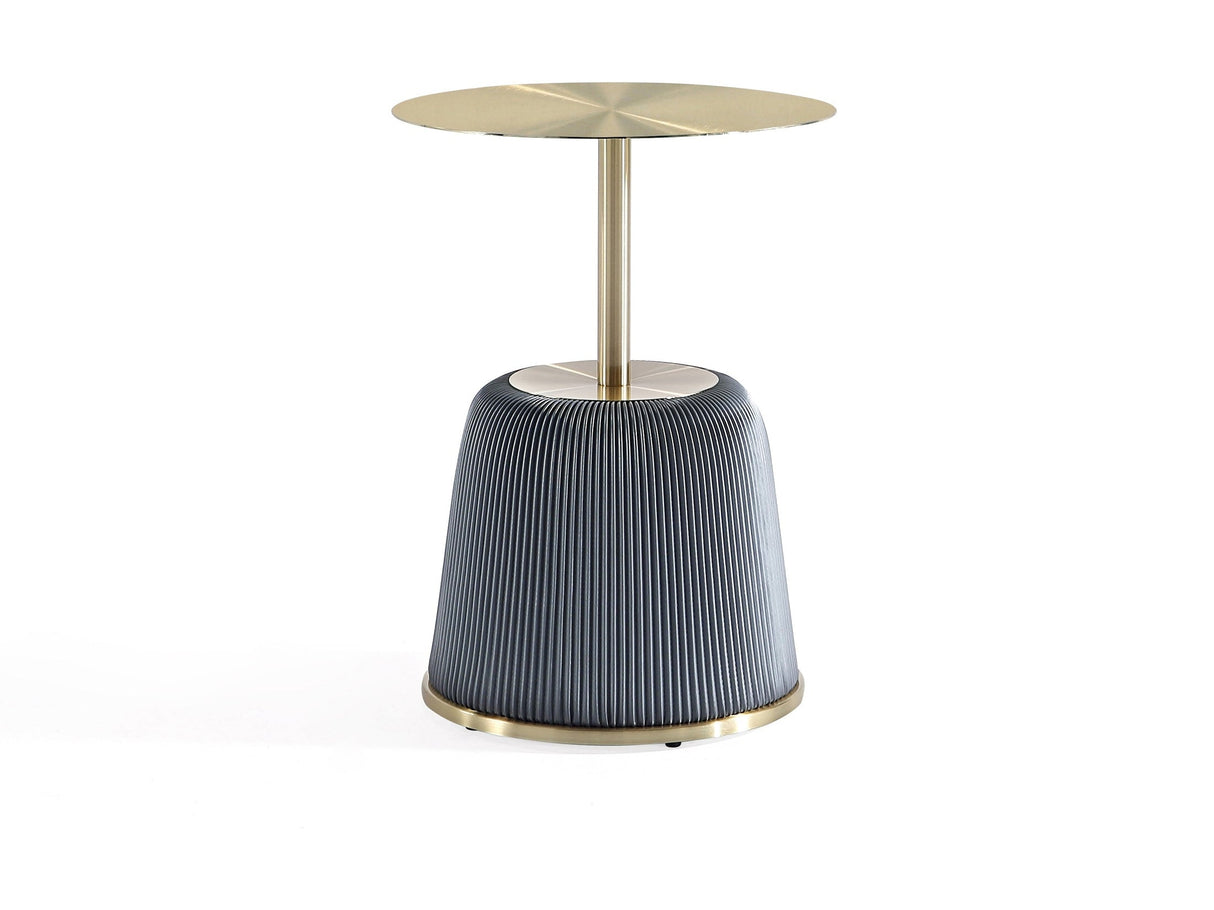 Anderson End Table 1.0 in Grey by Manhattan Comfort at Eve Furniture
