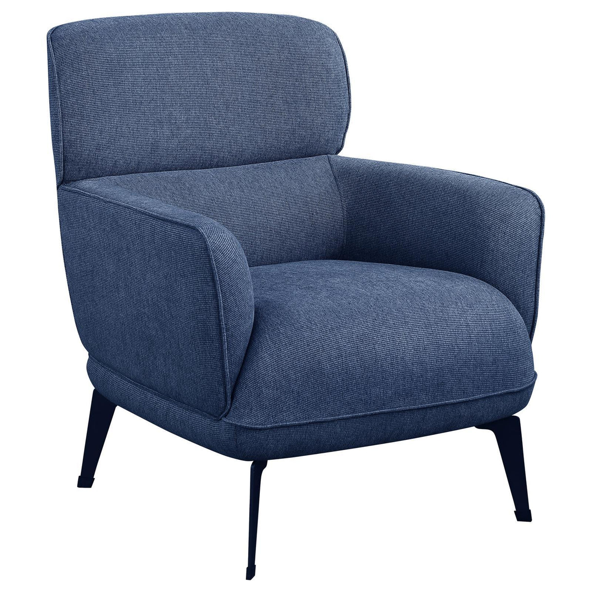 Andrea Blue Heavy Duty High Back Accent Chair by Coaster at Eve Furniture