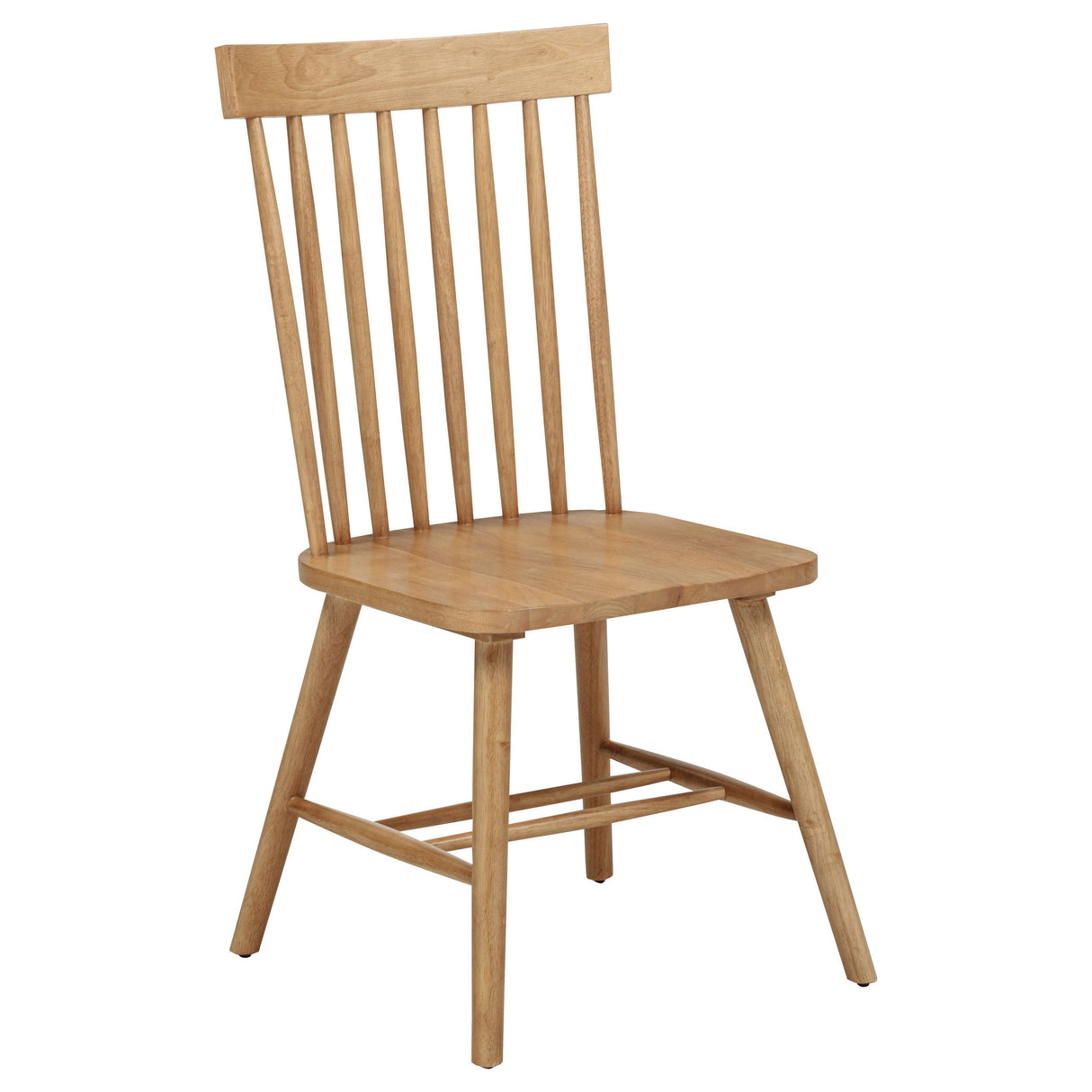 Andrews Light Ash Windsor Spindle Back Dining Side Chair (Set of 2) by Coaster at Eve Furniture